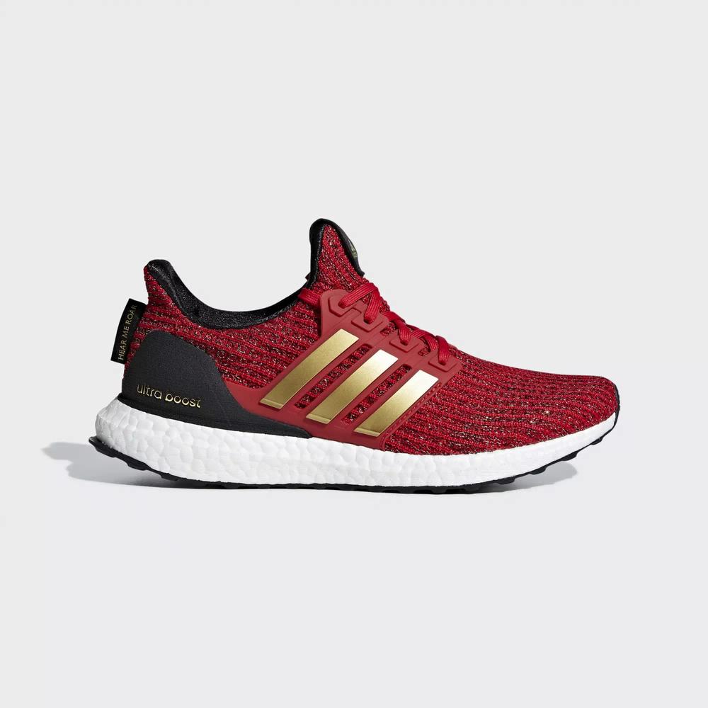 Adidas Game of Thrones House Lannister Ultraboost Tenis Para Correr Rojos Para Mujer (MX-29690)